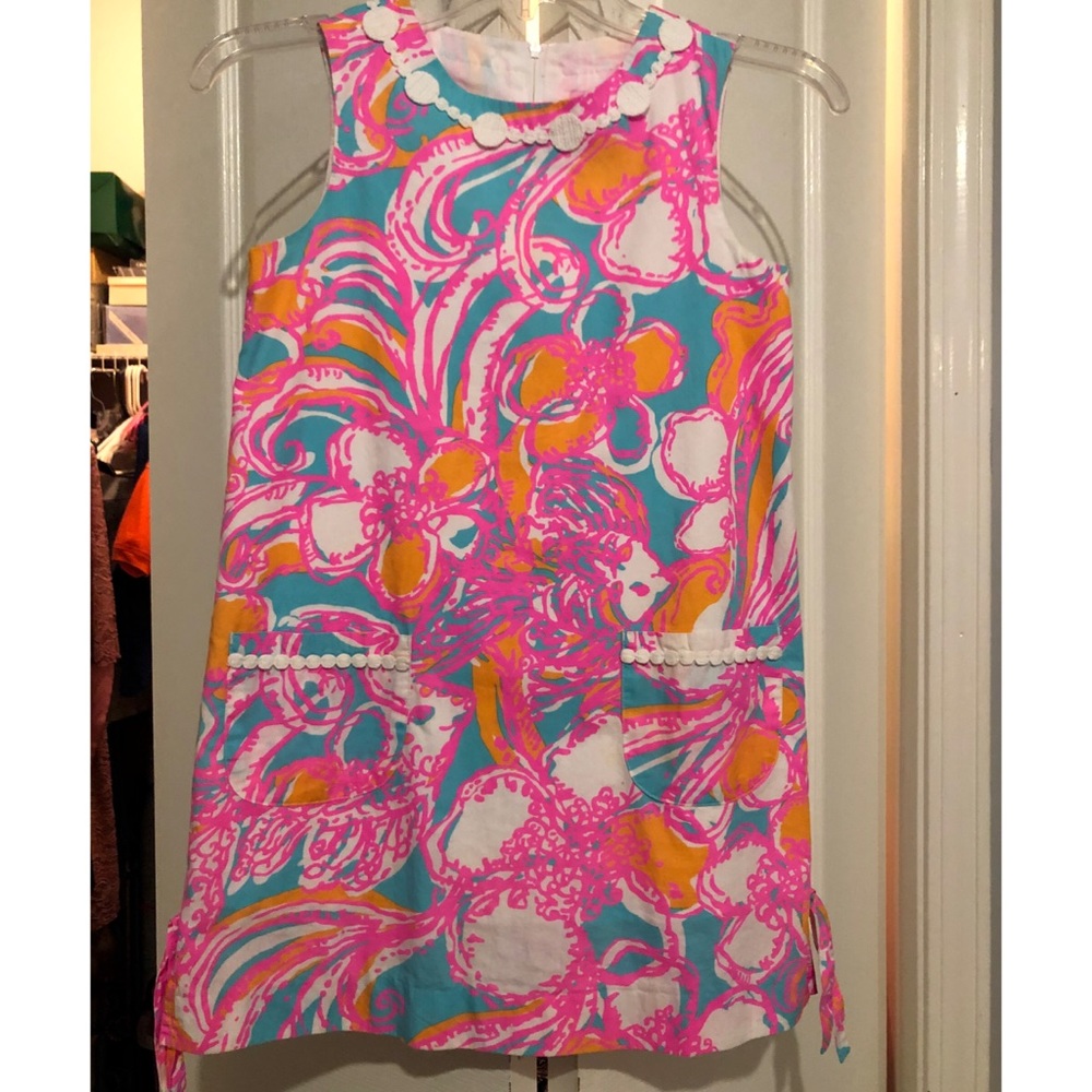 Girls Lilly Pulitzer shift dress EUC